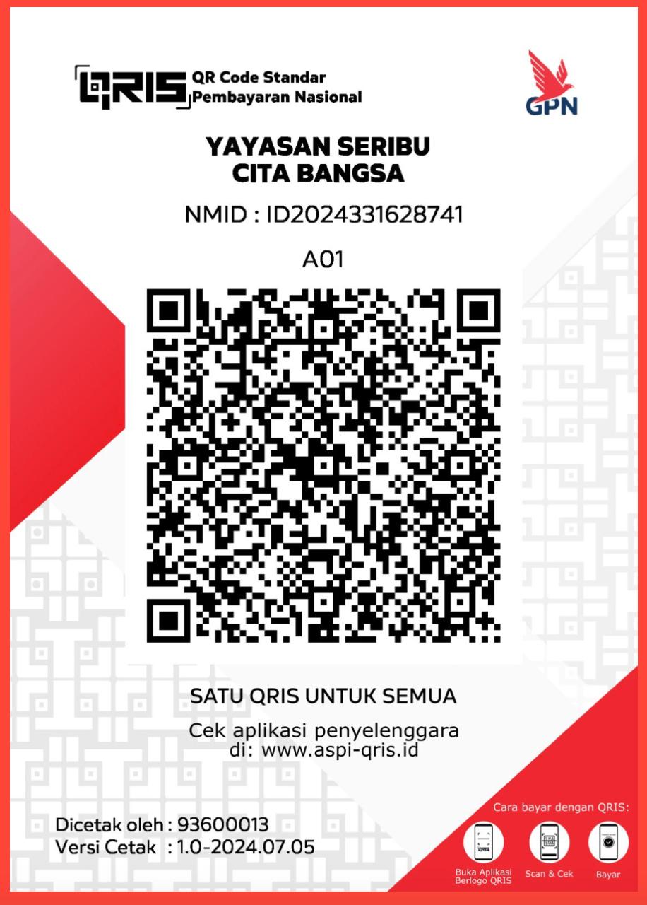 QRIS code for Yayasan Seribu Cita Bangsa — NMID ID2024331628741