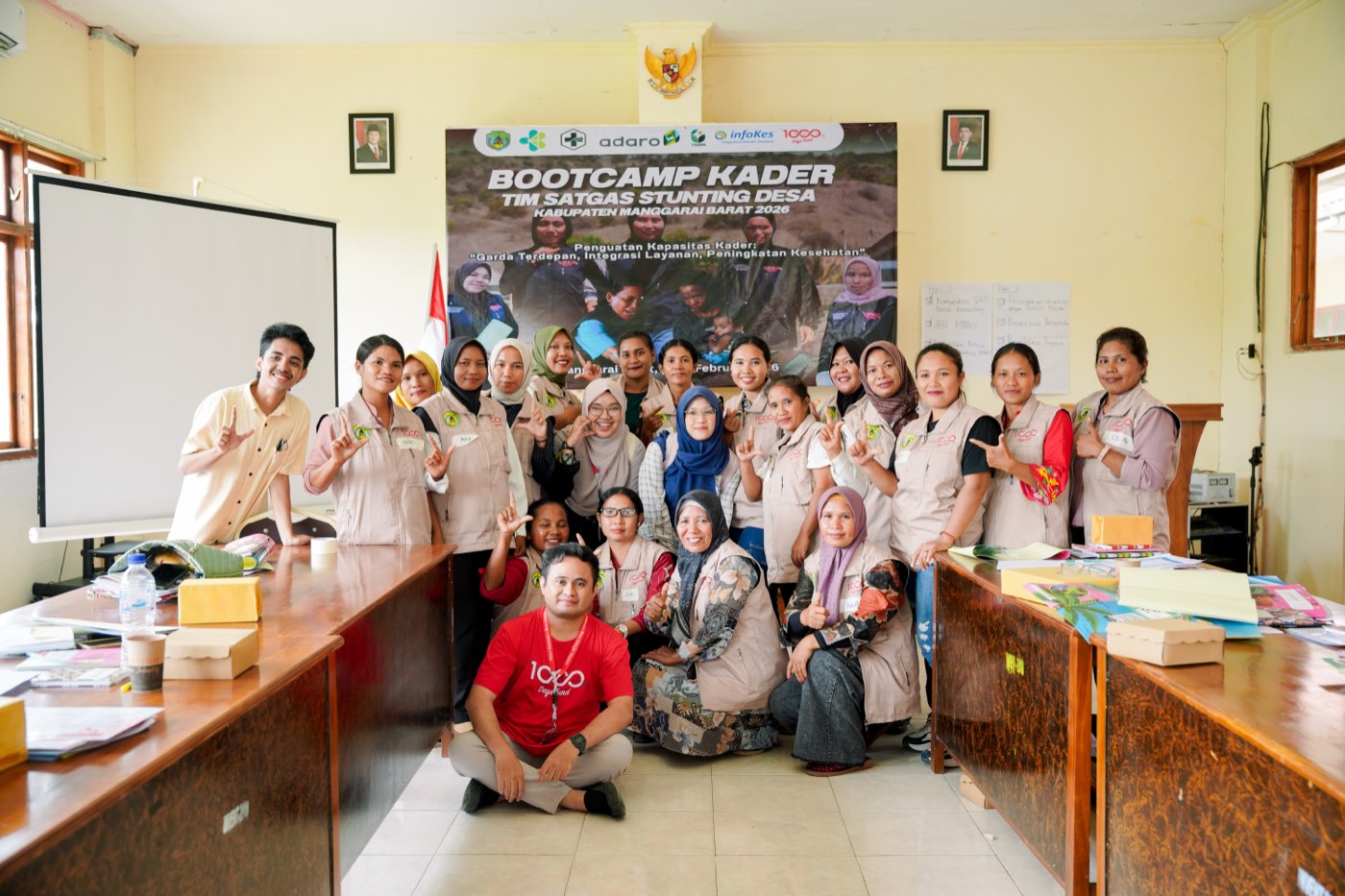 1000 Days Fund training community health workers in NTT.